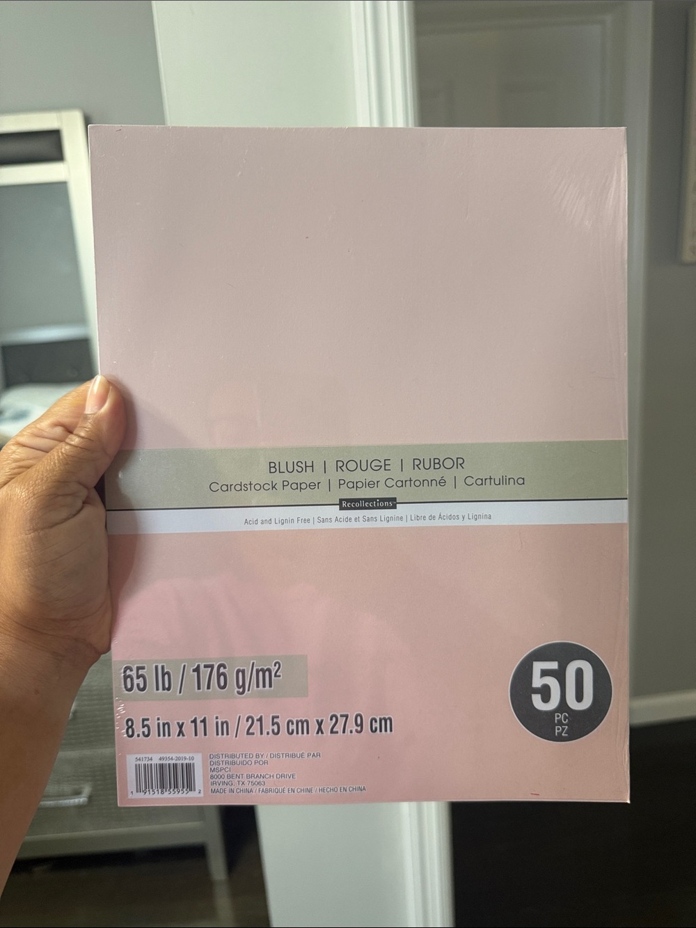 Recollections Cardstock Paper - Blush Pink Pack